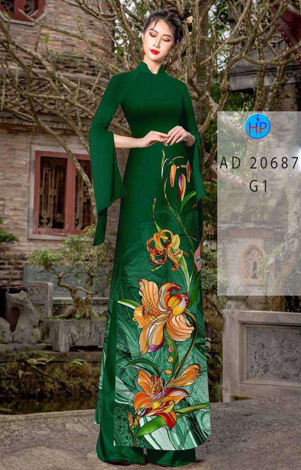 Vải Áo Dài Hoa in 3D Vừa Ra AD 20687 50 Vải Áo Dài Hoa in 3D Vừa Ra  AD 20687