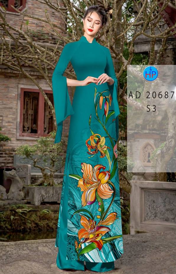 Vải Áo Dài Hoa in 3D Vừa Ra AD 20687 47 Vải Áo Dài Hoa in 3D Vừa Ra  AD 20687