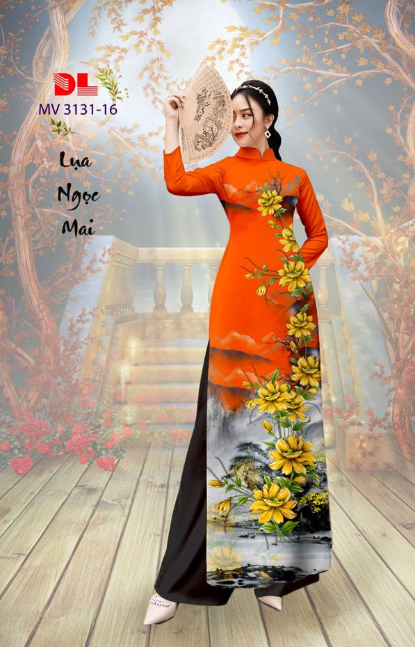 Vải Áo Dài Hoa In 3D Vừa Ra AD MV3131 42 Vải Áo Dài Hoa In 3D Vừa Ra  AD MV3131
