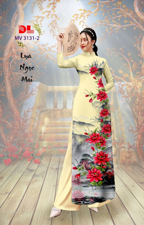 Vải Áo Dài Hoa In 3D Vừa Ra AD MV3131 47 Vải Áo Dài Hoa In 3D Vừa Ra  AD MV3131