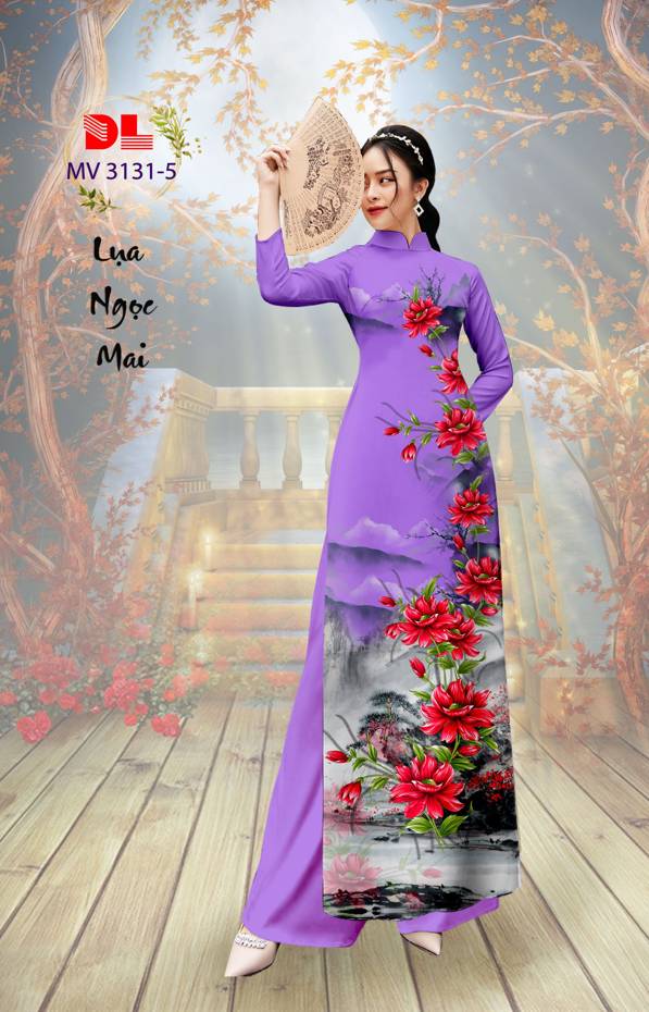 Vải Áo Dài Hoa In 3D Vừa Ra AD MV3131 49 Vải Áo Dài Hoa In 3D Vừa Ra  AD MV3131