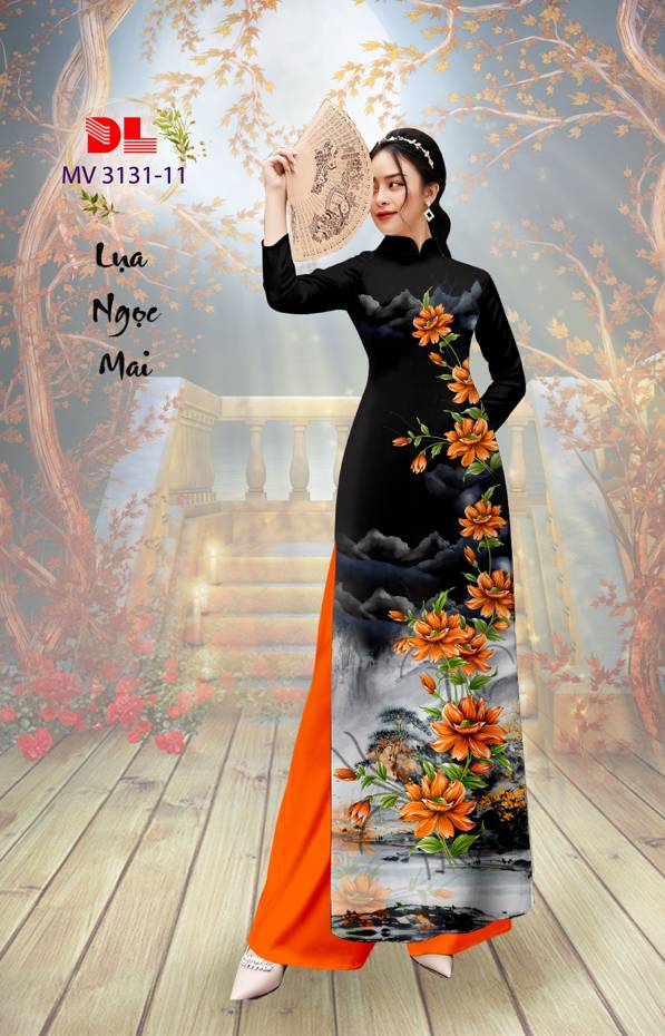 Vải Áo Dài Hoa In 3D Vừa Ra AD MV3131 55 Vải Áo Dài Hoa In 3D Vừa Ra  AD MV3131