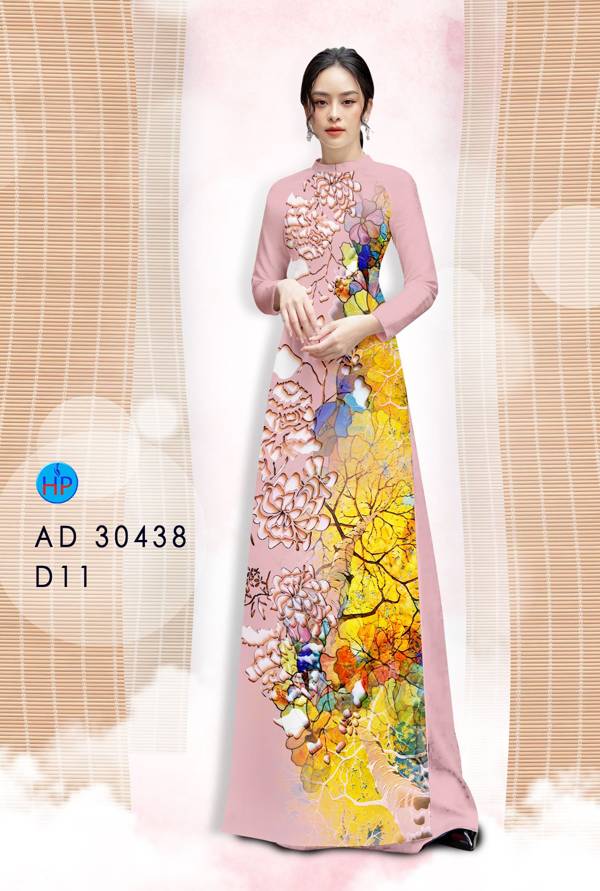 Vải Áo Dài Hoa In 3D Thiết Kế 2021 AD 30438 39 Vải Áo Dài Hoa In 3D Thiết Kế 2021 AD 30438