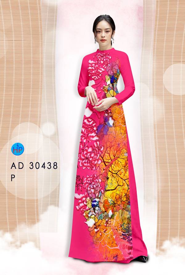 Vải Áo Dài Hoa In 3D Thiết Kế 2021 AD 30438 43 Vải Áo Dài Hoa In 3D Thiết Kế 2021 AD 30438