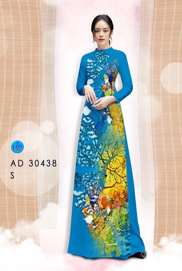 Vải Áo Dài Hoa In 3D Thiết Kế 2021 AD 30438 45 Vải Áo Dài Hoa In 3D Thiết Kế 2021 AD 30438
