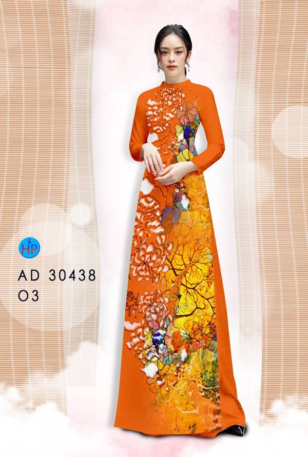 Vải Áo Dài Hoa In 3D Thiết Kế 2021 AD 30438 48 Vải Áo Dài Hoa In 3D Thiết Kế 2021 AD 30438