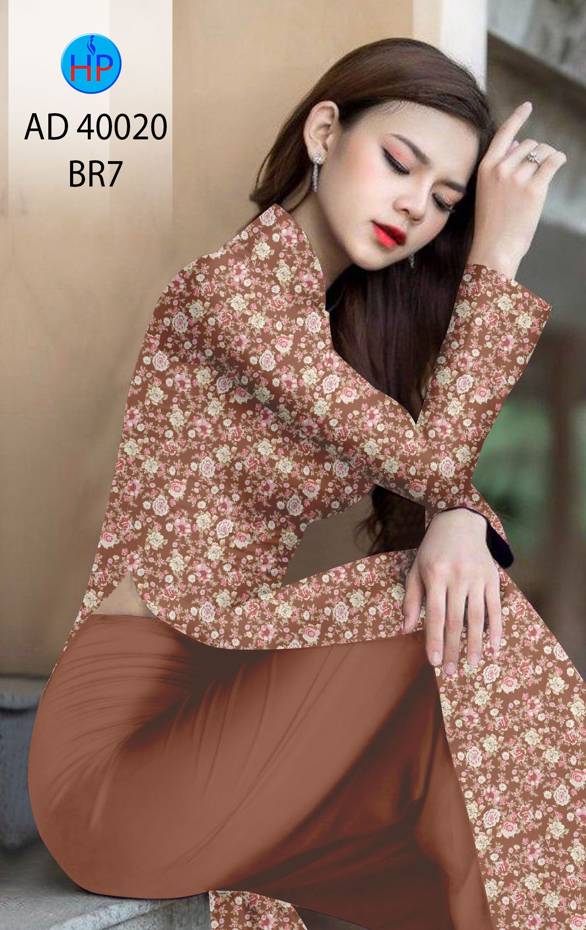 Vải Áo Dài Hoa Đều Vừa Ra  AD 40020