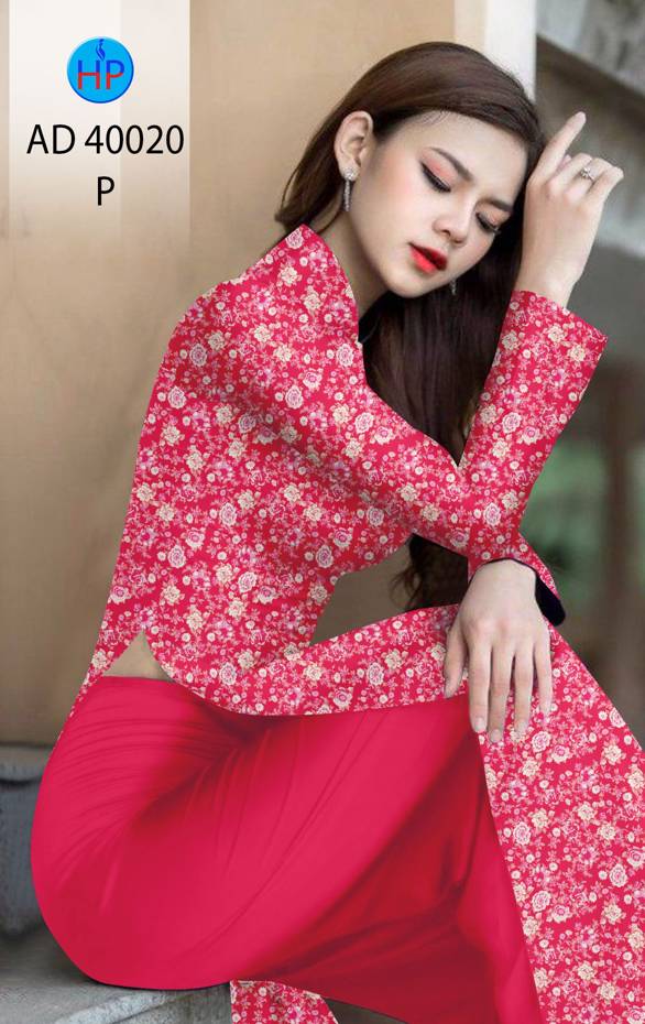 Vải Áo Dài Hoa Đều Vừa Ra  AD 40020