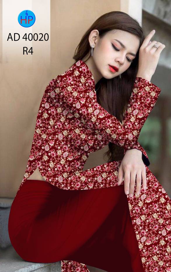 Vải Áo Dài Hoa Đều Vừa Ra  AD 40020