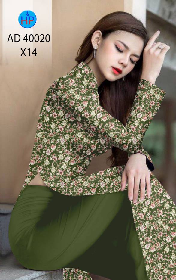Vải Áo Dài Hoa Đều Vừa Ra  AD 40020