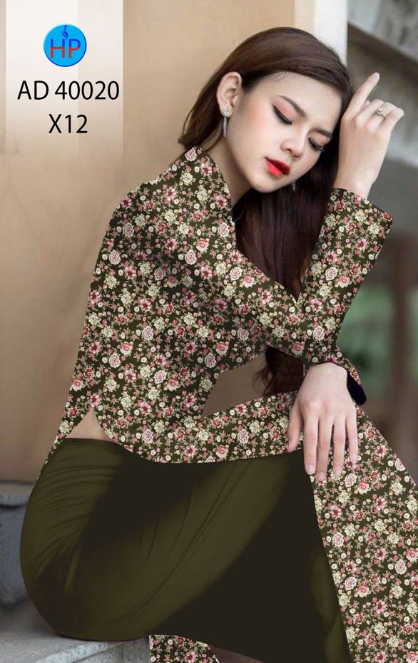 Vải Áo Dài Hoa Đều Vừa Ra  AD 40020