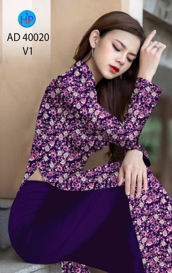 Vải Áo Dài Hoa Đều Vừa Ra  AD 40020