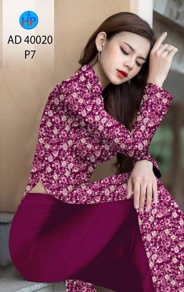Vải Áo Dài Hoa Đều Vừa Ra  AD 40020