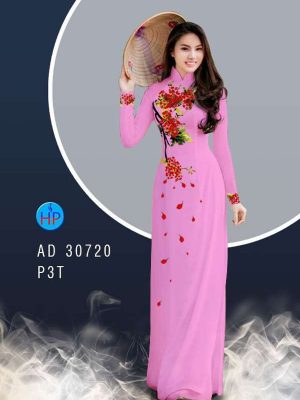 Vải Áo Dài Hoa Phượng Mới Ra AD 30720 31 171ce9d6