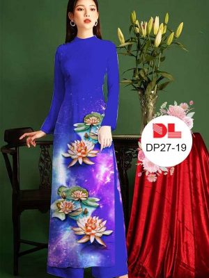 Vải Áo Dài Hoa Sen Mới Ra AD DP27 18 1b9d9b52