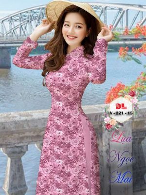 Vải Áo Dài Hoa Đều Kiểu Mới AD V221 29 1df5b164