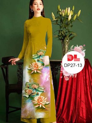Vải Áo Dài Hoa Sen Mới Ra AD DP27 24 2635d62f