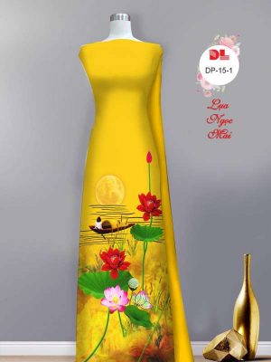Vải Áo Dài Hoa Sen Mới Ra AD DP15 15 29ea2555