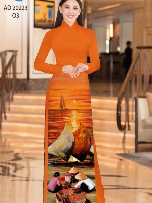 Vải Áo Dài Phong Cảnh Độc Đáo AD 20223 37 2a15f0e3
