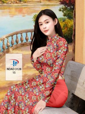 Vải Áo Dài Hoa Đều Độc Đáo AD NDAD3128 31 2d01da52