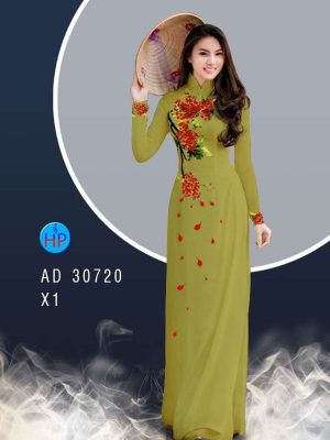 Vải Áo Dài Hoa Phượng Mới Ra AD 30720 23 2de92206