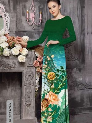 Vải Áo Dài Hoa Hồng Mới Ra AD KC8373 25 31fb5733