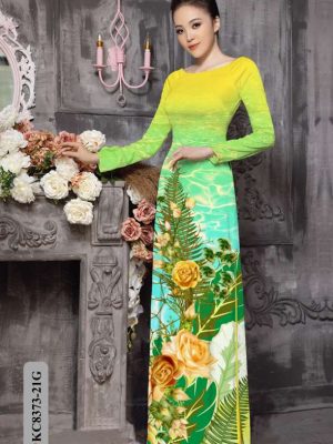 Vải Áo Dài Hoa Hồng Mới Ra AD KC8373 28 35d9c463