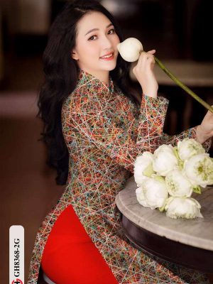 Vải Áo Dài Hoa Văn Kiểu Mới AD GH8368 22 38c5d554