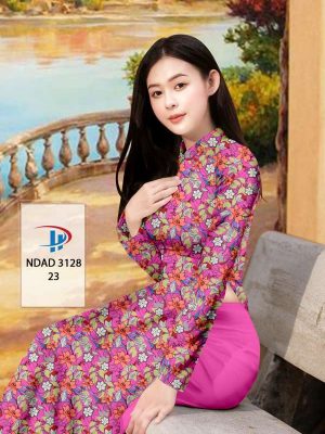 Vải Áo Dài Hoa Đều Độc Đáo AD NDAD3128 40 3dbbfefd