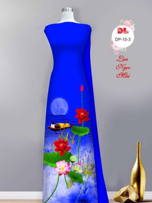 Vải Áo Dài Hoa Sen Mới Ra AD DP15 17 3e3d7e85