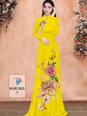Vải Áo Dài Hoa Cúc Kiểu Mới AD HLAD3025 38 46ffef66