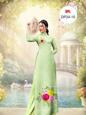 Vải Áo Dài Hoa Hồng Mới Ra AD DP24 23 4b91973e