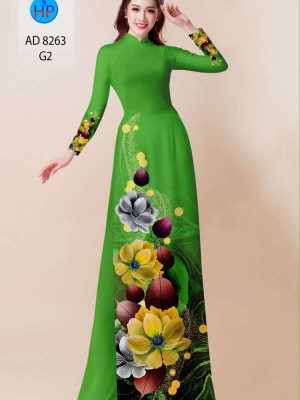Vải Áo Dài Hoa In 3D Độc Đáo AD 8263 27 59c66a9a