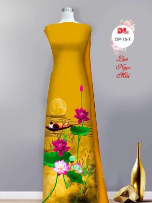 Vải Áo Dài Hoa Sen Mới Ra AD DP15 20 5b37d04a