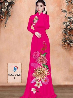 Vải Áo Dài Hoa Cúc Kiểu Mới AD HLAD3025 31 5e963f6b