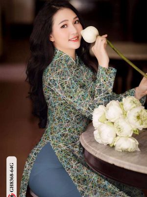 Vải Áo Dài Hoa Văn Kiểu Mới AD GH8368 24 6a8d478d