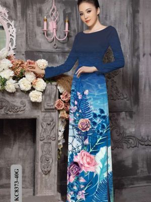 Vải Áo Dài Hoa Hồng Mới Ra AD KC8373 19 6bcfe2ee