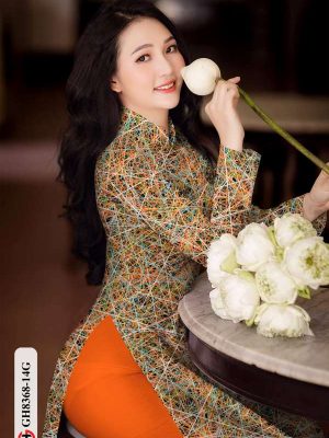 Vải Áo Dài Hoa Văn Kiểu Mới AD GH8368 21 6eeb4ac8