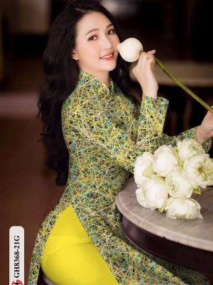 Vải Áo Dài Hoa Văn Kiểu Mới AD GH8368 20 77566199