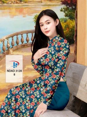 Vải Áo Dài Hoa Đều Độc Đáo AD NDAD3128 48 79892cc9