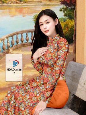 Vải Áo Dài Hoa Đều Độc Đáo AD NDAD3128 47 7abf269a