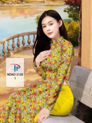 Vải Áo Dài Hoa Đều Độc Đáo AD NDAD3128 43 7c3c1780