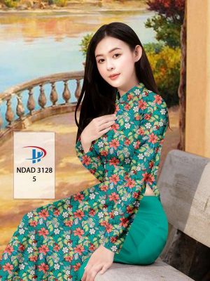 Vải Áo Dài Hoa Đều Độc Đáo AD NDAD3128 45 7f74bee4