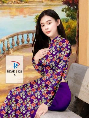 Vải Áo Dài Hoa Đều Độc Đáo AD NDAD3128 46 81cf2c3f