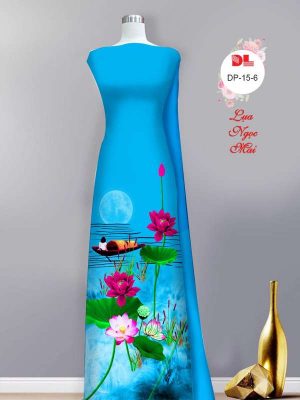 Vải Áo Dài Hoa Sen Mới Ra AD DP15 19 829fb83a