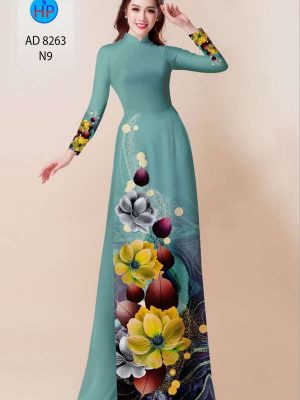 Vải Áo Dài Hoa In 3D Độc Đáo AD 8263 26 85861202