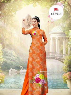 Vải Áo Dài Hoa Hồng Mới Ra AD DP24 38 873c7b56