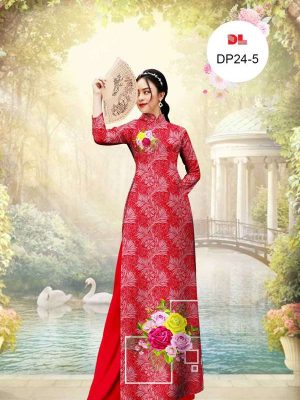 Vải Áo Dài Hoa Hồng Mới Ra AD DP24 37 88cd72da