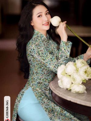 Vải Áo Dài Hoa Văn Kiểu Mới AD GH8368 28 98f4ca4d