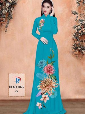 Vải Áo Dài Hoa Cúc Kiểu Mới AD HLAD3025 27 9b09f447